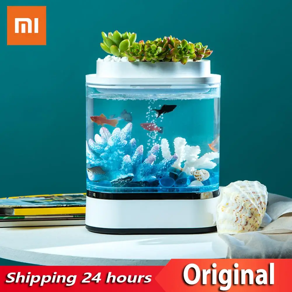 Xiaomi mijia в виде геометрических фигур мини ленивый аквариум USB зарядного | Смарт-гаджеты -4001150558442