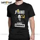 Мужская футболка с надписью Crack Open A Cold One With The товарищи СССР Ленинская одежда коммунизм социализм уличная одежда забавная футболка