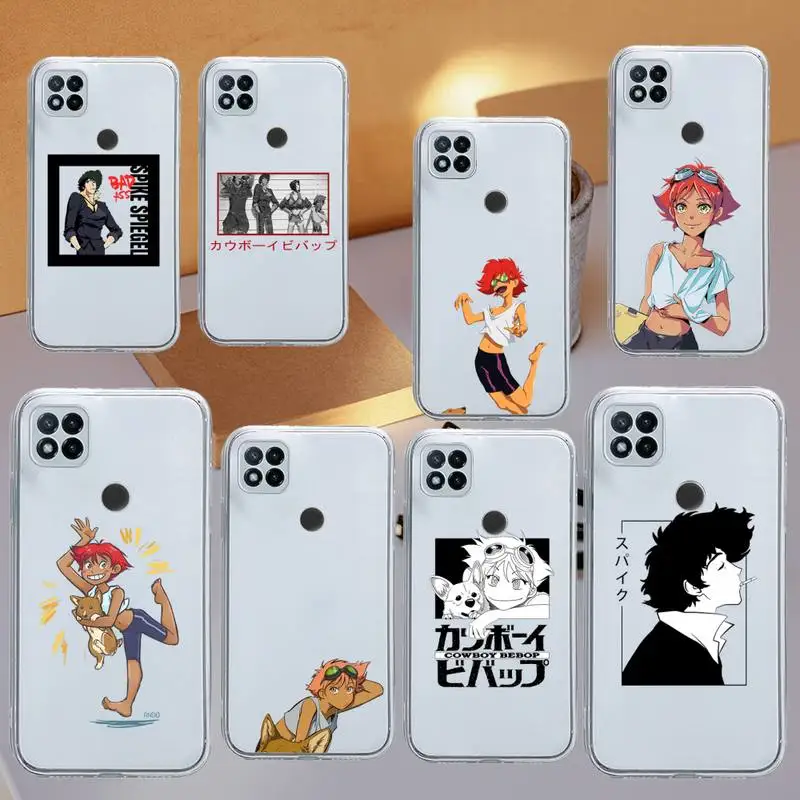 

Cowboy bebop Japan anime Phone Case Transparent for Xiaomi redmi note 5 7 8 9 10 11 t S A lite pro high quality funda