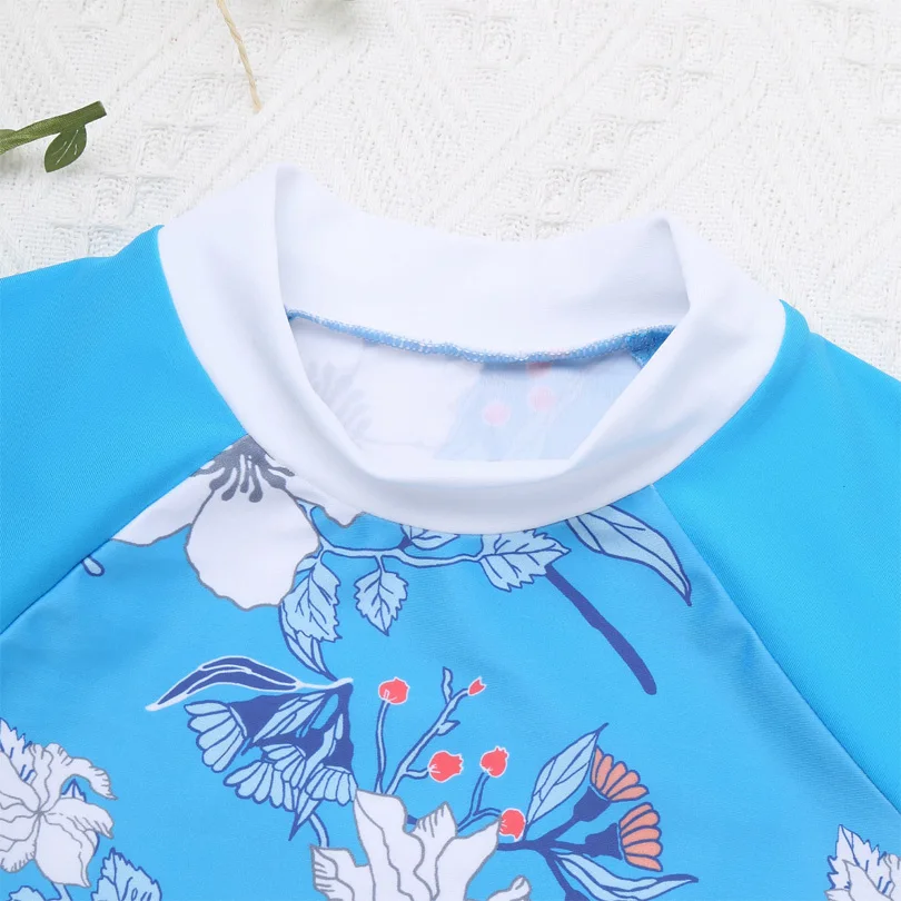 2 шт. бразильские купальные костюмы с круглым вырезом Рубашка короткими рукавами