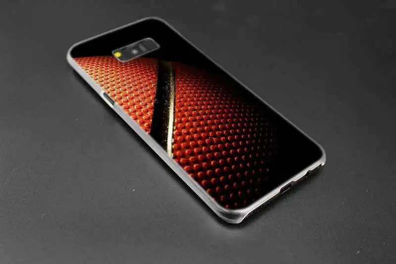 Sheli Баскетбол темный прозрачный Note 10 9 pro Жесткий чехол для samsung Galaxy S4 S5 S6 S7 S8 S9 Plus Edge Mini s10 lite