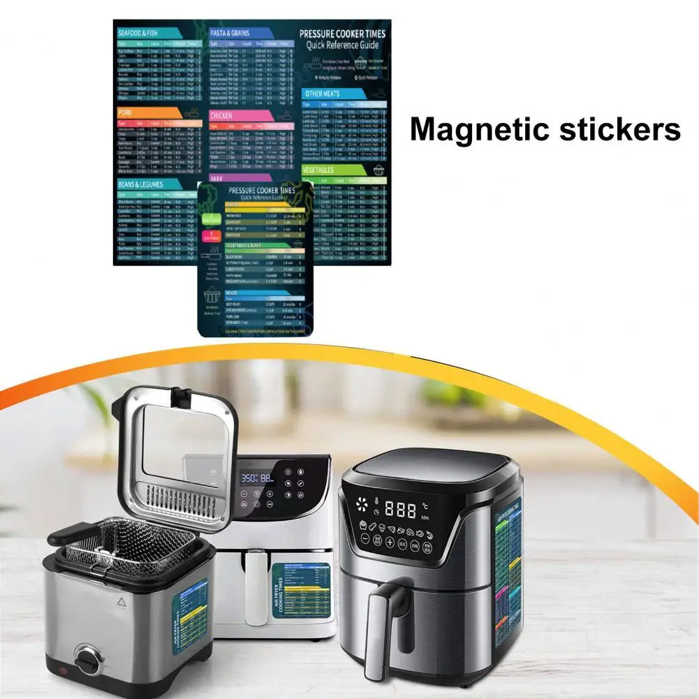 Таблица времени приготовления 2 шт./комплект легко наносится четкие слова магнит