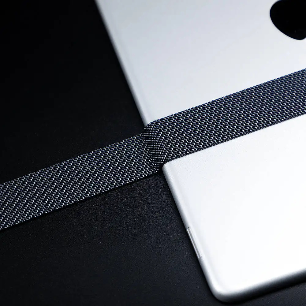 gray Высококачественная Миланская петля для apple watch, ремешок для apple watch 4, 5, ремешок 44 мм, 40 мм, iwatch 3, 2, 1, 42 мм, 38 мм, лучший материал - Цвет ремешка: gray