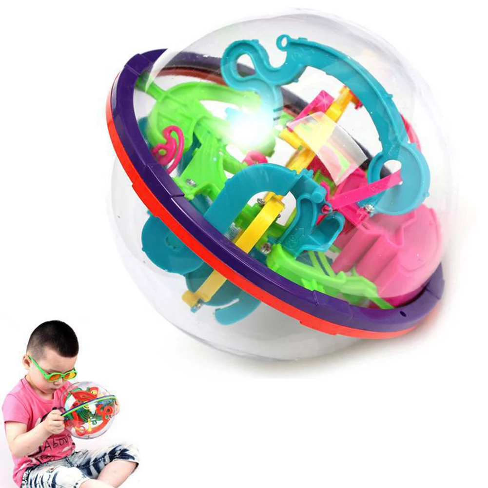 Новинка 2021 магический 3d лабиринт для интеллекта Bal l100 steps IQ Balance Perplexus магнитный
