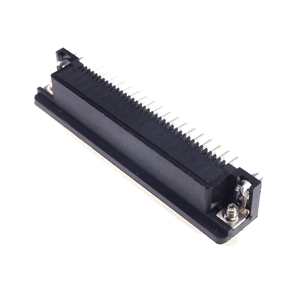 5 шт. D SUB 37 позиционный Разъем гнездо контактный 2 ряда правый угол через PCB