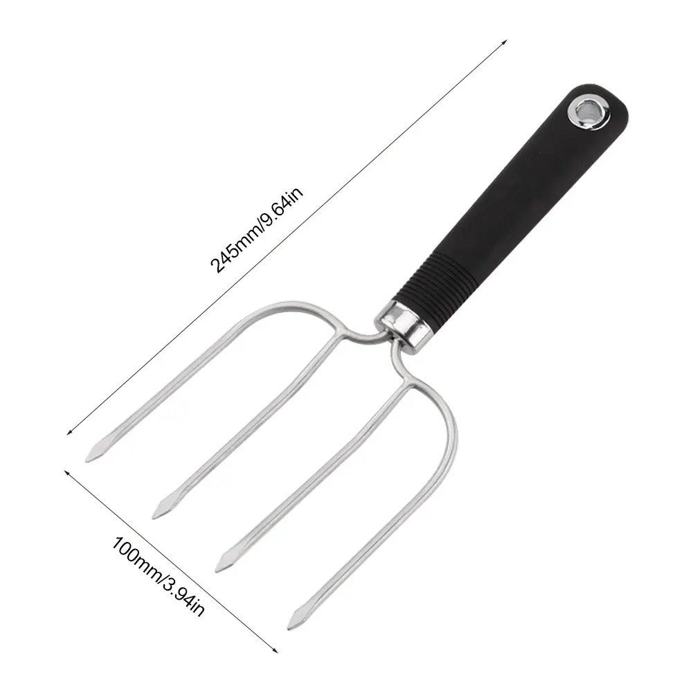 

Bold Stainless Steel Reinforced Turkey Fork Set of 2 Turkey Fork with Non-slip Handle is Durable and Suitable for Thanksgiving