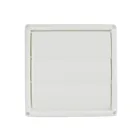 Решетка для вентиляции вентиляционного отверстия, пластиковые белые настенные решетки, для воздуховодов, с подвижной страницей, для выхлопных газов в помещении, вентиляционные отверстия