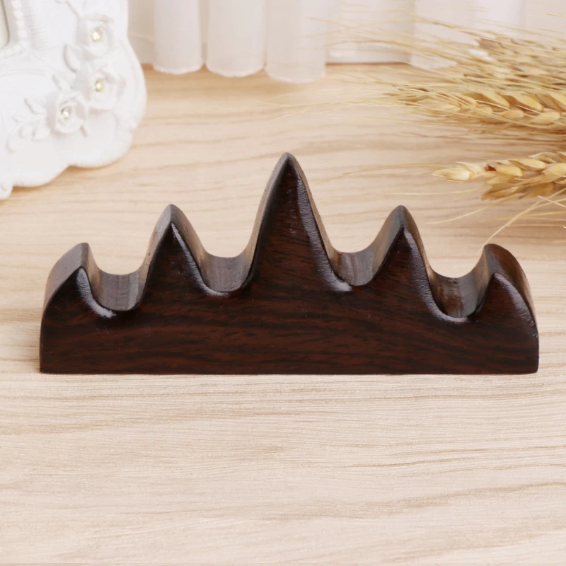 Vintage Wooden Brush Rest Stand Chinese Calligraphy Pen Rack Holder K92C | Канцтовары для офиса и дома