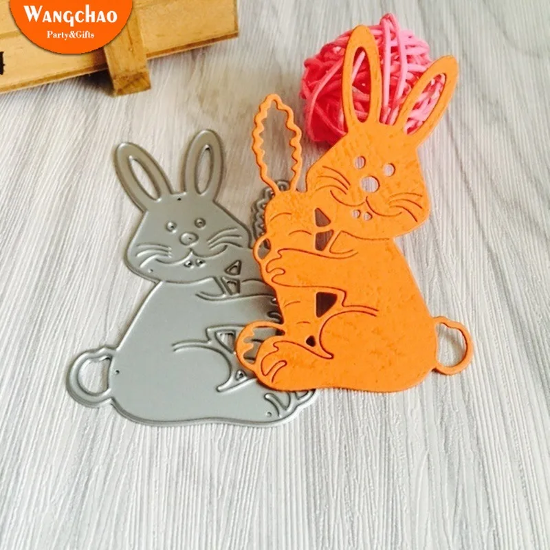

Rabbit Radish Easter Cutting Dies Template Metal Stencil Steel for DIY Scrapbooking Stamping Photo Album Paper Gift Cards Decor