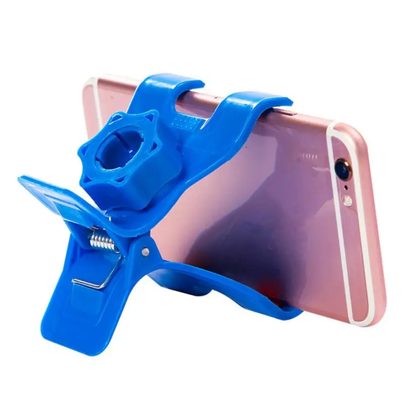 

360-degree Universal Lazy Mobile Phone Holder Rotating Clip Phone Holder Plastic Flexible Adjustable Bed Desk Stand Clip Bracket