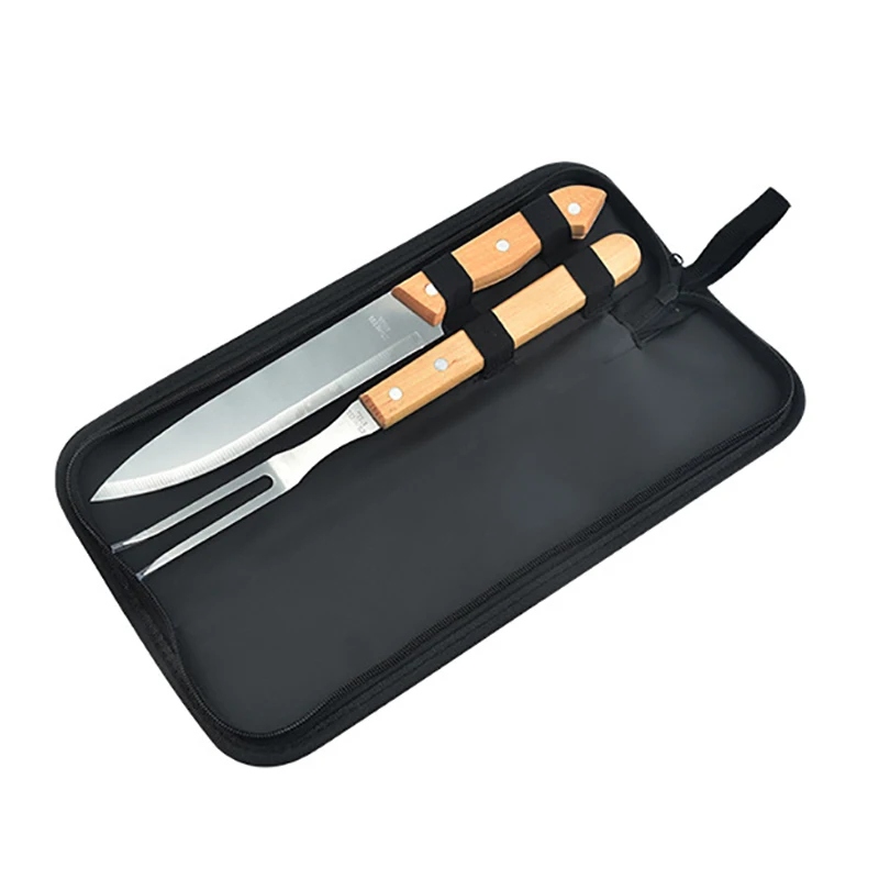 

Вилка и нож для барбекю, из нержавеющей стали