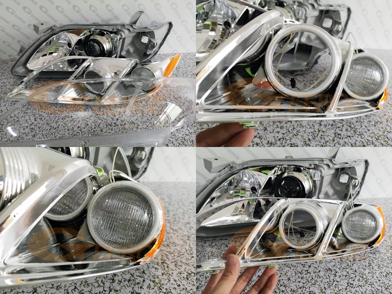 Для Toyota Camry XV40 pre-facelift 2006 2007 2008 2009 отличное Ультра яркое освещение CCFL ангельские глазки комплект Halo Кольцо