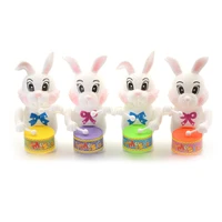 1pcs cartton rabbit drumming toy kid girls rabbit drumming toy clockwork wind up developmental toy gift