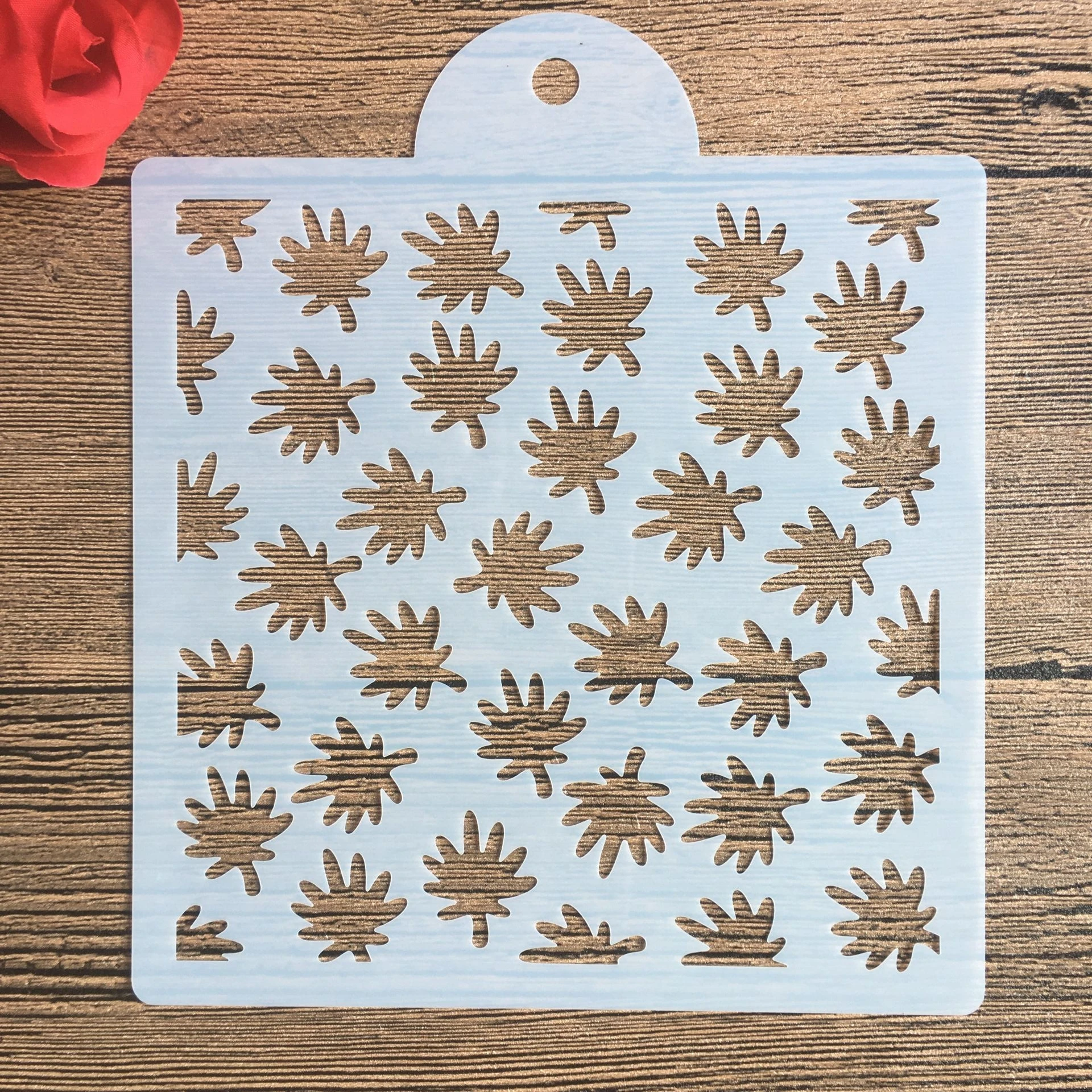 

1 шт. 15*15 см Форма DIY шаблон полый шаблон трафареты торт выпечки сито для сахарной пудры форма граффити рисунок плитки трафареты-10