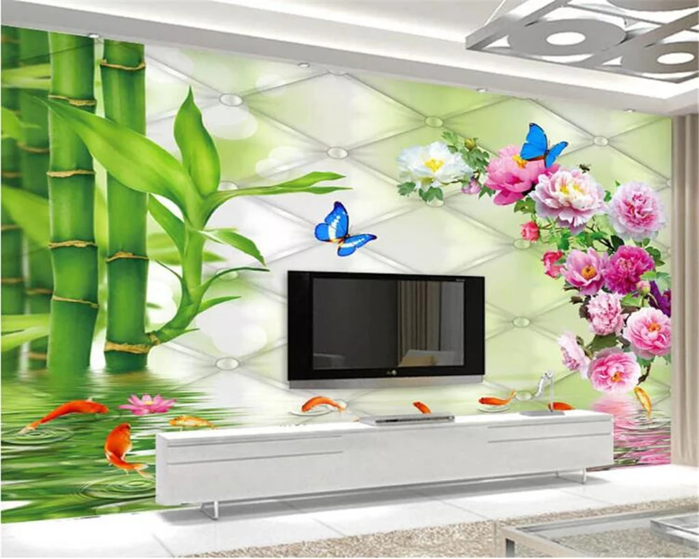 Beibehang индивидуальный высококачественный европейский мягпосылка розы обои