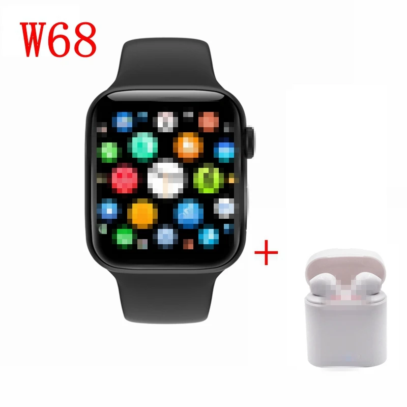 6 Часы 5 IWO 12 Pro Bluetooth Смарт часы W68 1:1 Смарт часы 44 мм чехол для Apple iOS Android телефон сердечного ритма PK IWO 11 lite P70 - Цвет: 6