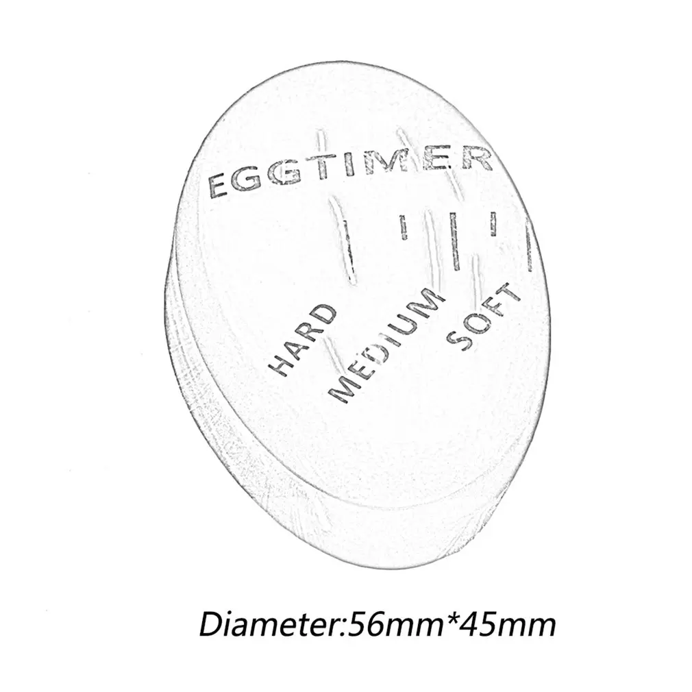 

PREUP Portable Size Home Kitchen Egg Timer Useful Color Changing Boiled Eggs Cooking Helper Kitchen Eggs Cooking Supplies