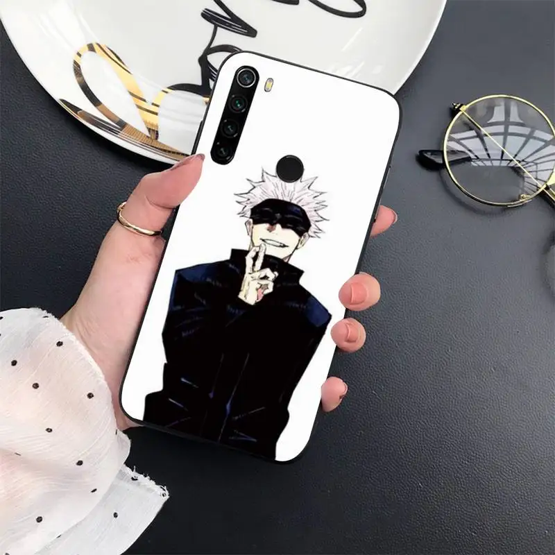 

Jujutsu Kaisen Anime Gojo Satoru Phone Case For Xiaomi Redmi 7 8 9t a3Pro 9se k20 mi8 max3 lite 9 note 9s 10 pro
