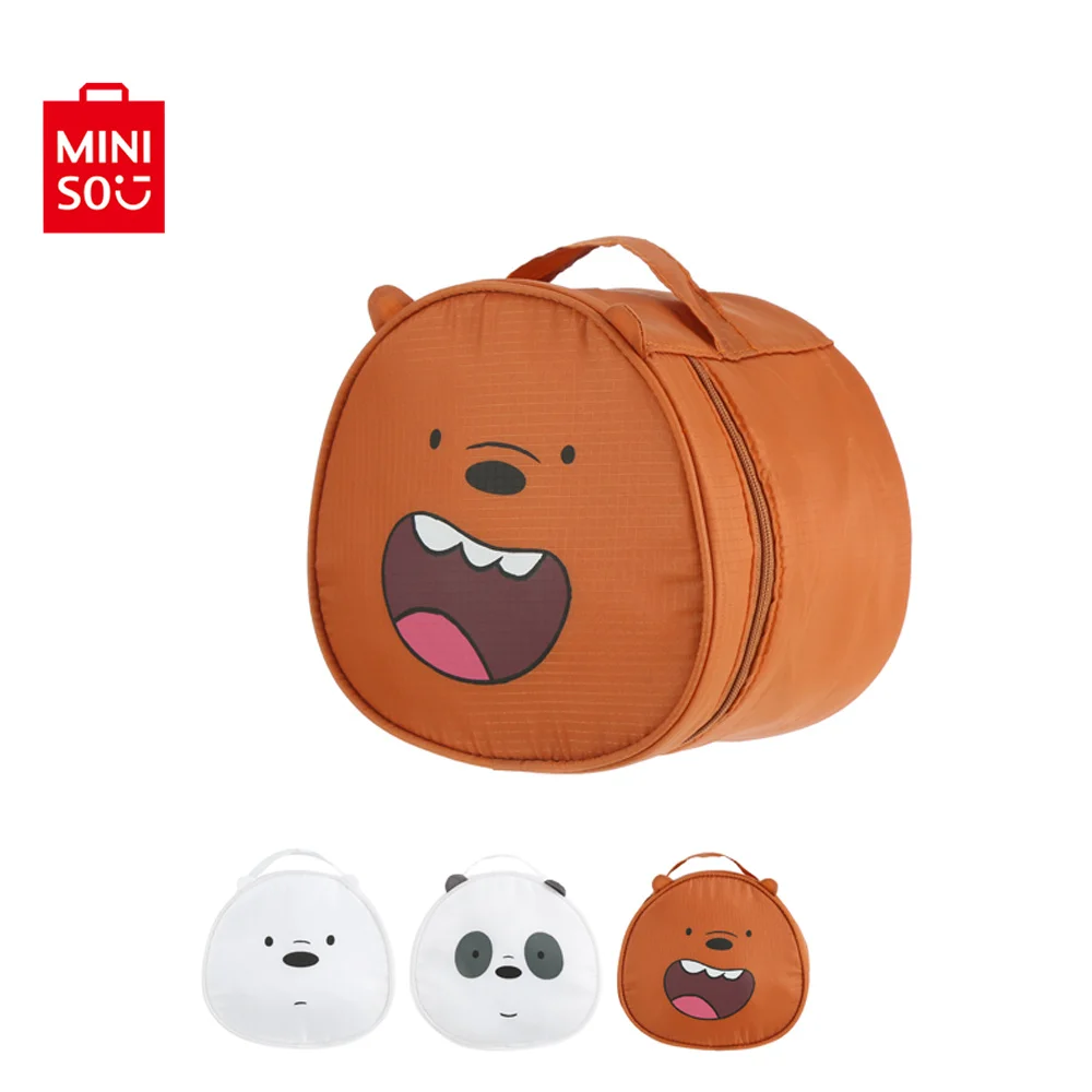 

MINISO We Bare Bears Underwear Storage Bag Travelling Bags Travel Organizer Bags Suitcase Packing Luggage Organizer Clothes