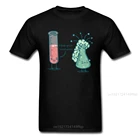 Overreacting футболка для мужчин, забавная одежда, летняя футболка, топы для любителей химии, Студенческая футболка, черные футболки с мультяшным принтом