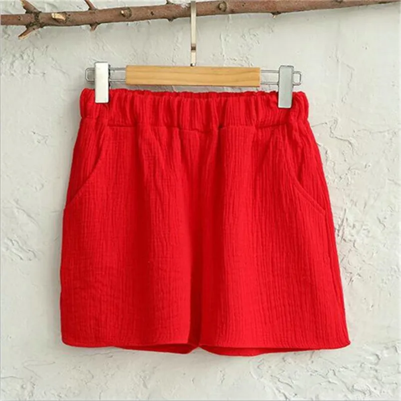 Новинка 2021 летние повседневные хлопковые льняные шорты с высокой талией женские