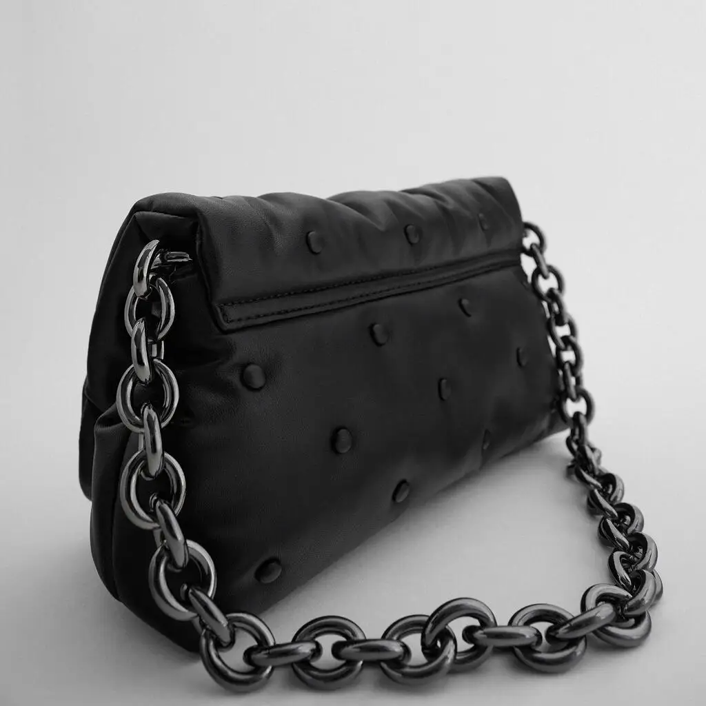 

2021 Designer Crossbody bag NEW Solid Color metal chain PU Leather Crossbody Bags Lady Shoulder Messenger Bag Purse