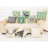 nordic simple geometric patterns cushion covers 45x45 cm polyester square 1 piece throw pillow cover decoration cushion