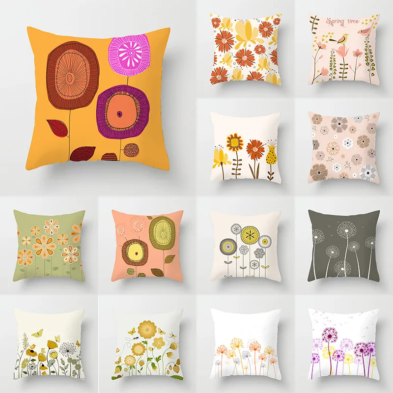 

Home Supplies Pillowslip Pillow Case Painting Cushion Cover Throw Pillows Cover Decoration Home Sofa Throw PillowCases