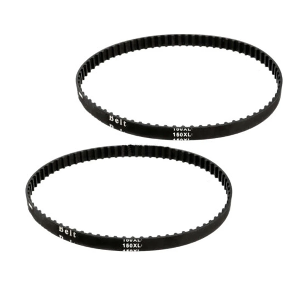 2 Pcs Cog Gear Belt Black 150XL037 Replacement Parts For WEN 6502 Disc Belt Sander 90228-060 Grinding Machine Accessories