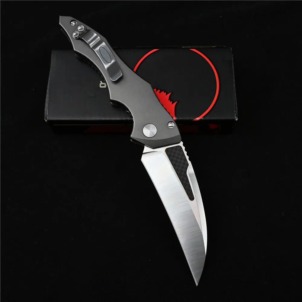 spesifikasi Pisau Lipat Karambit Cs Go M390 Pisau Karbon FiberTactical Militer Saber Luar Ruangan Saku Berburu Pisau Pertahanan Diri Alat EDC