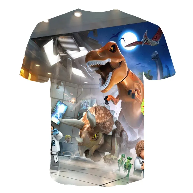 

3D Tshirt Dinosaur T-shirt Men Animal Clothes Jurassic World t shirt Print Tee Tshirt Printed Tshirts Casual Short Sleeve Hot
