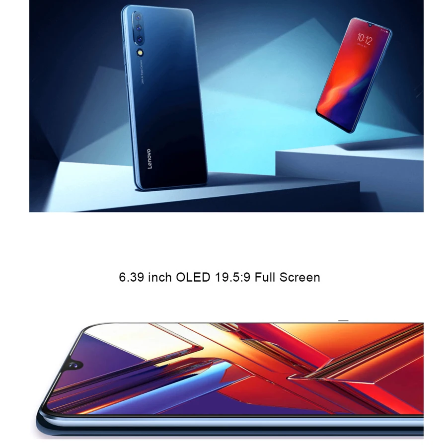 Мобильный телефон lenovo Z6, Восьмиядерный процессор Snapdragon 730, 4G LTE, 6 ГБ/8 ГБ ОЗУ, 64 ГБ, 128 Гб ПЗУ, 6,39 дюйма, 4000 мА/ч, 4 камеры, телефон
