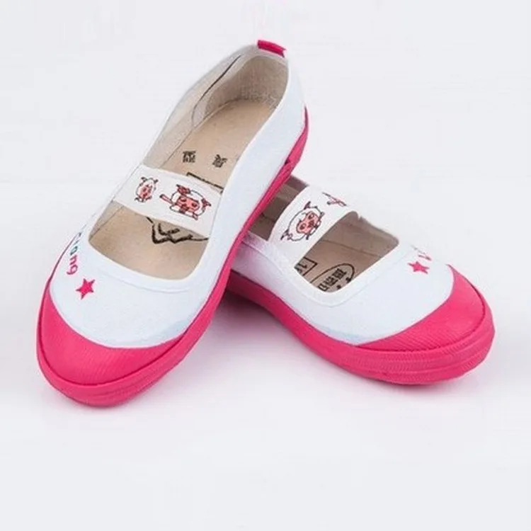 Детская удобная повседневная обувь с двойной звездой для девочек 2020 парусиновая