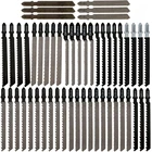 Лезвия для сабельной пилы, комплект из 52 резцов для резки дерева и металла, для электроинструментов Bosch Dewalt Makita, T144D T101AO T118A