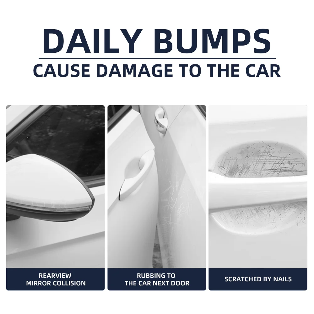 4 шт. наклейки на дверные ручки автомобиля из эпоксидного силикона - купить по