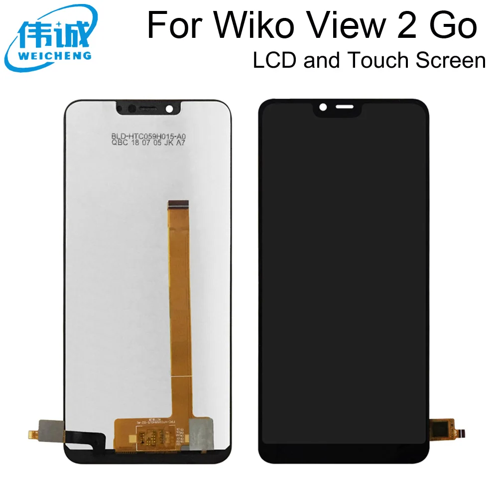 WEICHENG Высокое качество для Wiko View 2 Plus ЖК-дисплей + кодирующий преобразователь