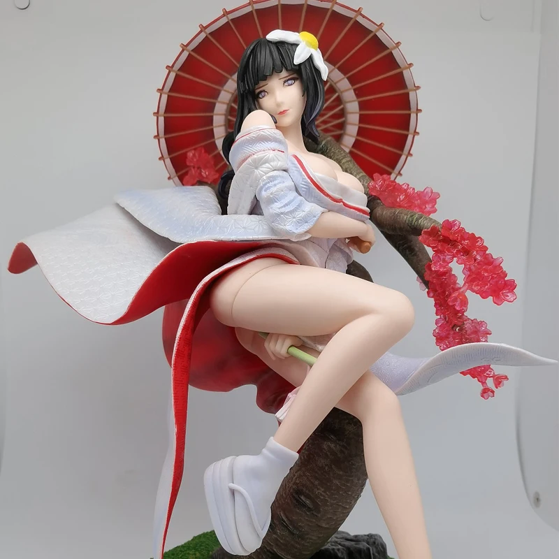 

Фигурка японского аниме Hyuuga Hinata, экшн-фигурка из ПВХ, игрушка GK, игровая статуя для девочек, Коллекционная модель, кукла в подарок
