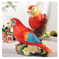 creative parrot sculpture ceramic candy storage plate home decor living room decoration dried fruit plate dessert plate bowl