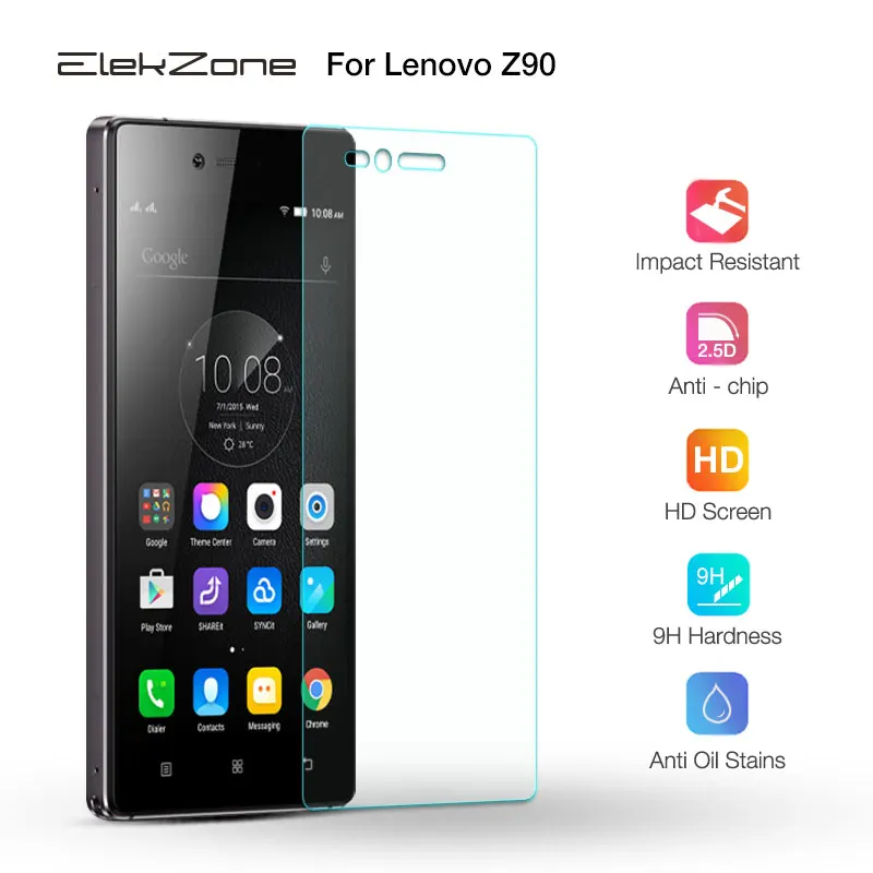 3 шт HD пленка из закаленного стекла для lenovo Z90 Защитная экрана 2.5D защитная