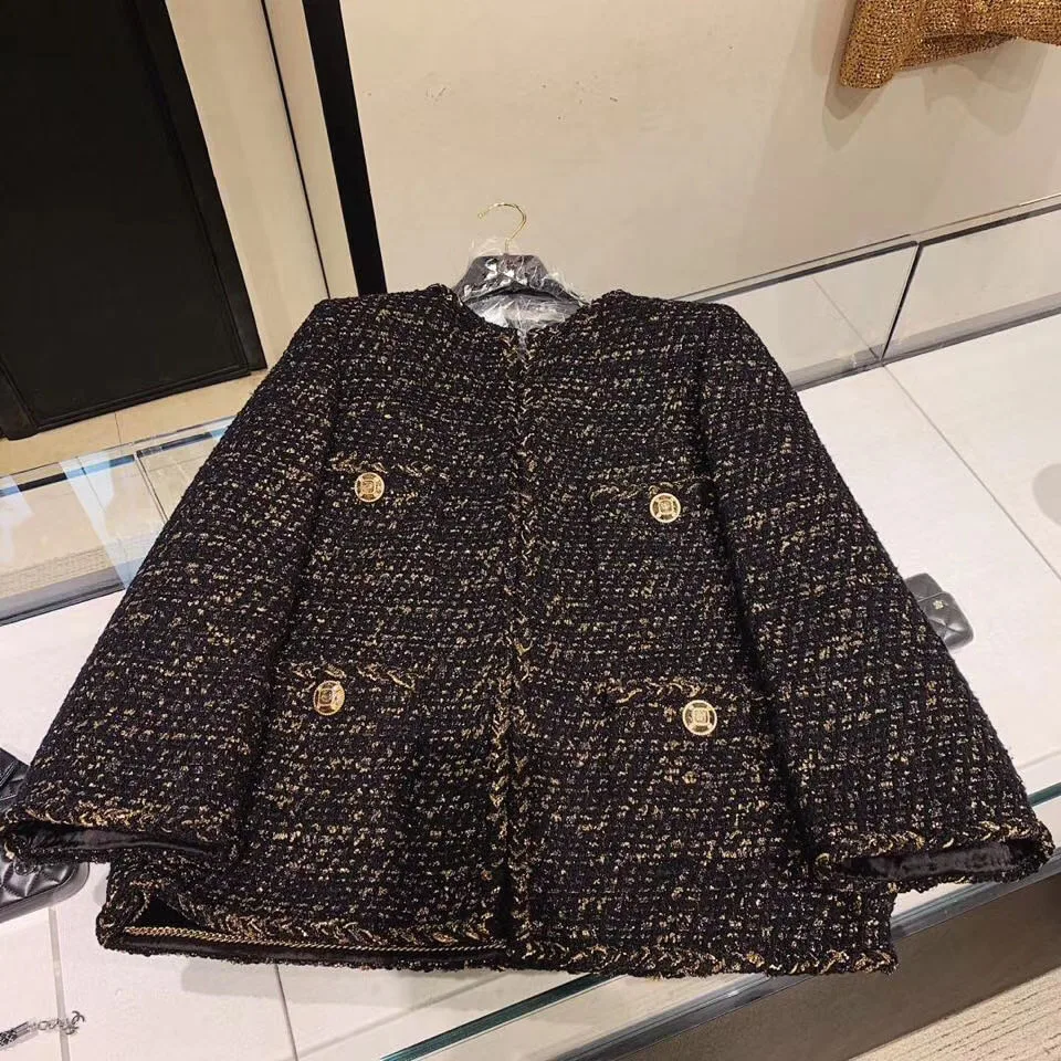 Твидовая куртка элегантное manteau femme плюс размер casaco feminino custom 5xl 6xl зимнее пальто потрясающая шерстяная куртка abrigo mujer