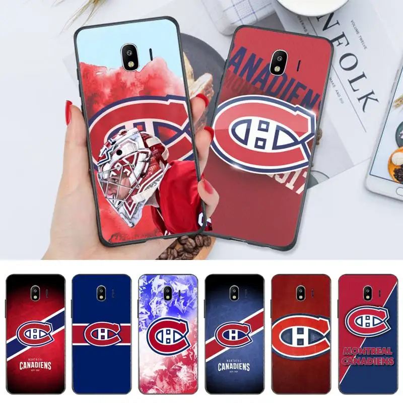 

Montreal Ice Hockey Canadien Phone Case For honor 7A 8x 8s 9 10i 20s V30 PLAY lite Black Soft pro nax fundas cover