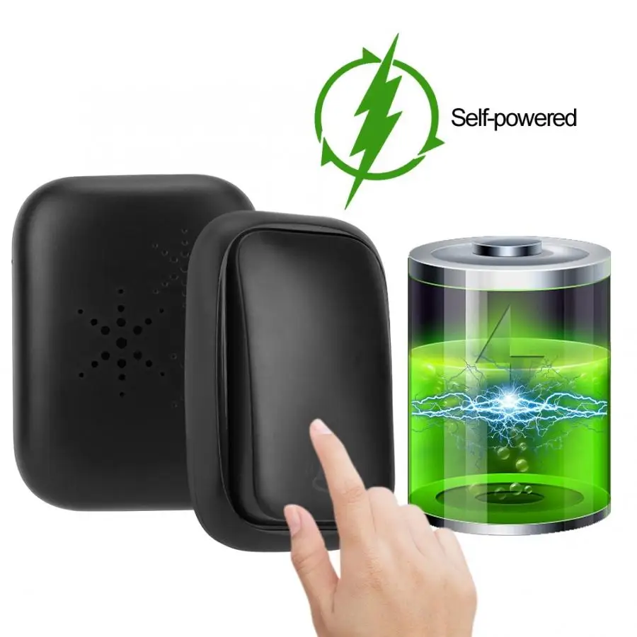 Беспроводной умный дверной звонок Водонепроницаемый 100 240 в US штекер без