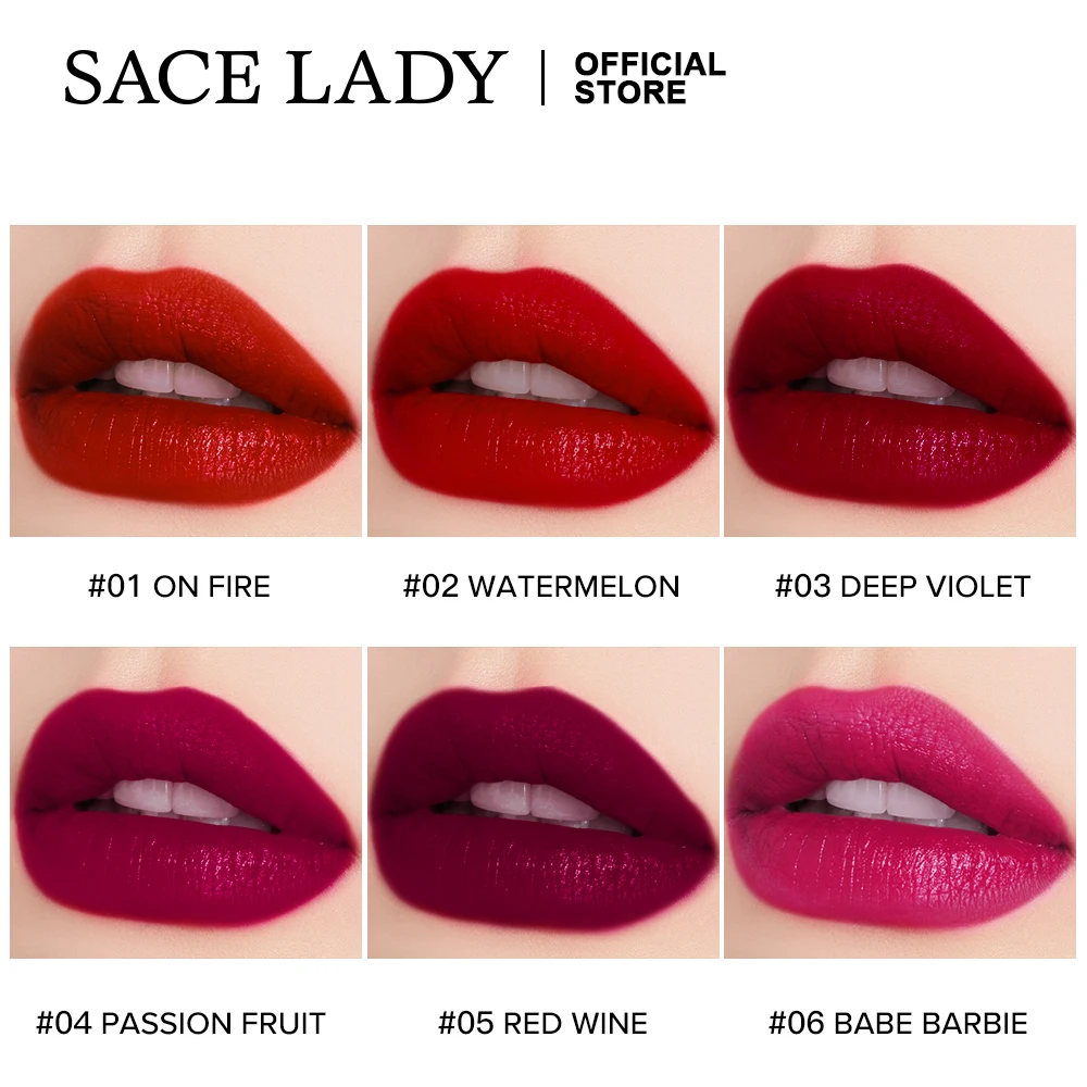 SACE LADY стойкая жидкая губная помада макияж матовый блеск для губ натуральные