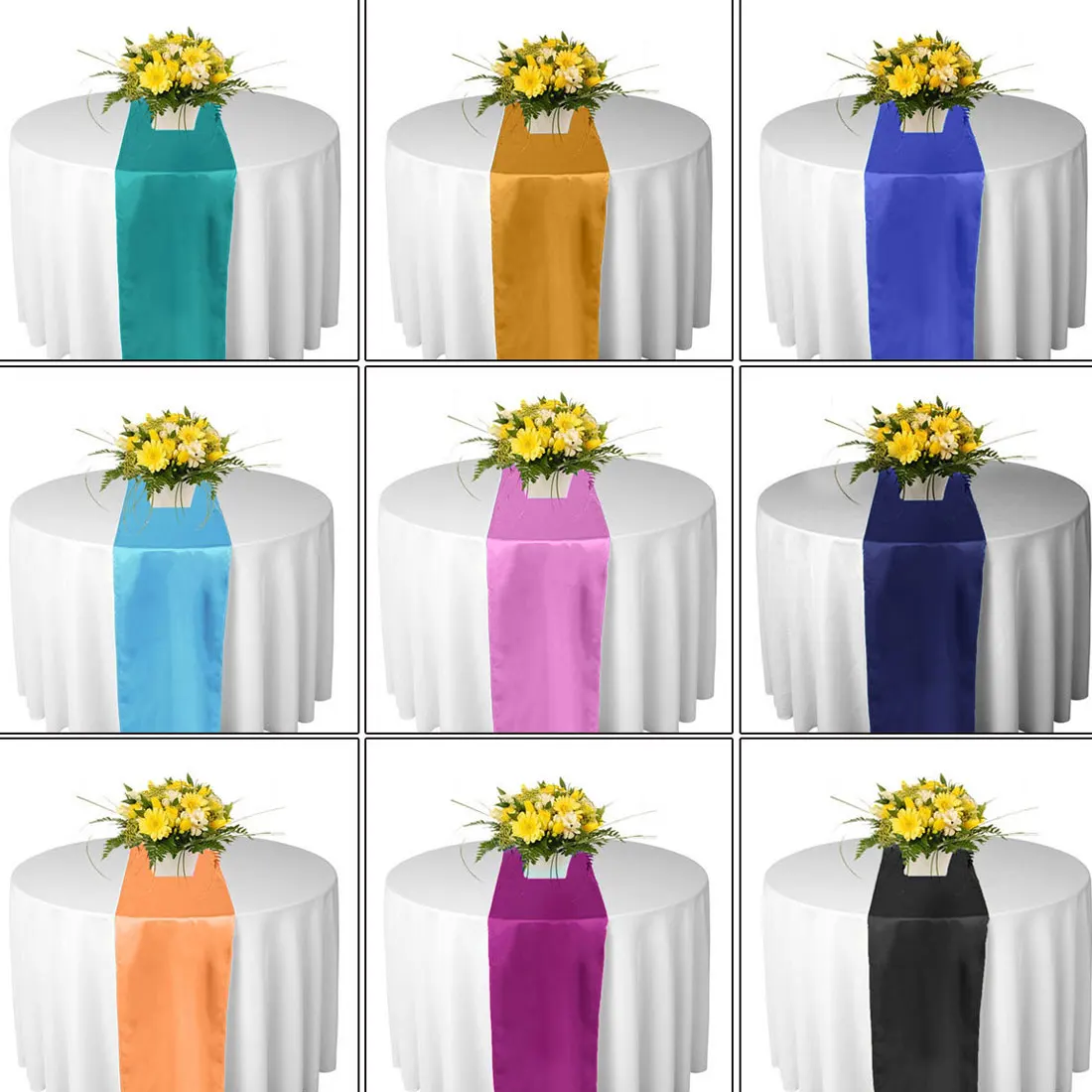 

Разноцветная шелковая настольная дорожка, украшение для лужайки, свадебное украшение для дома, праздвечерние чное украшение для стола, Нас...