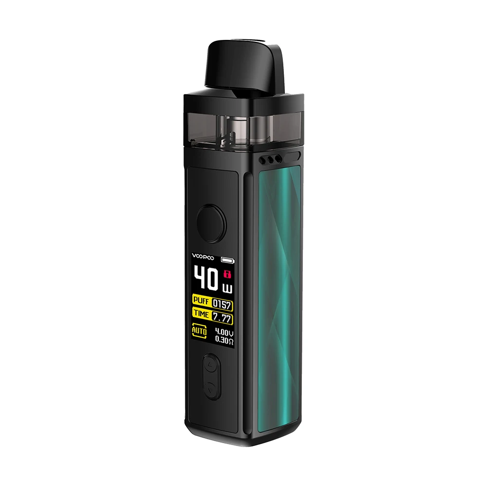 VOOPOO VINCI Mod Pod Vape комплект с аккумулятором 1500 мАч и 5,5 мл Pod и 0,96 дюймов TFT цветной экран Vape комплект Vs Vinci X/Drag 2 - Цвет: Dazzling Green