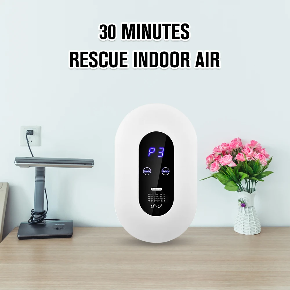 Behogar Smart Air-Purifier Remove Ozone Electric Machine Generator Dust Purification Household Kitchen Toilet Air Cleaner | Дом и сад
