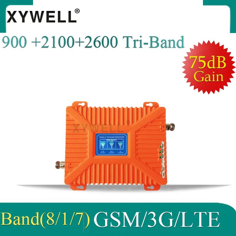 900/2100/2600 МГц 4G усилитель сигнала 2g 3g 4g Сотовая связь Усилитель GSM 900 WCDMA 2100 FDD LTE 2600