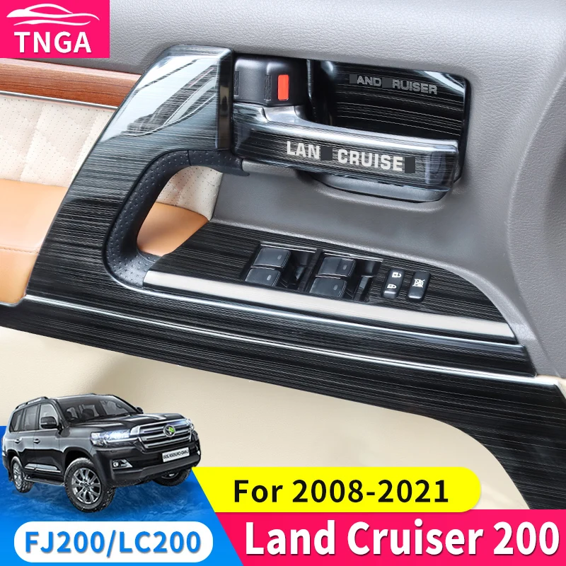 

2008-2021 For Toyota Land Cruiser 200 Interior Decoration for Modification Door Handle Bowl Accessories LC200 Door Protector