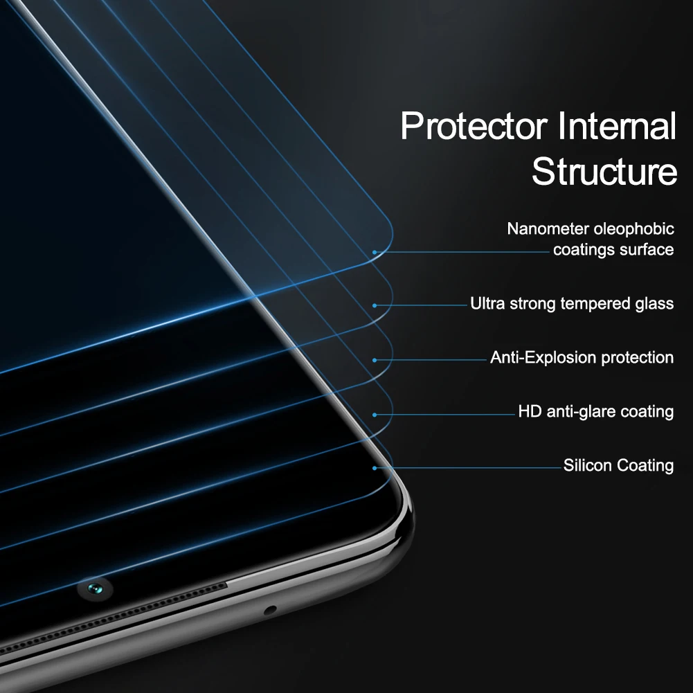 Для Redmi Note 8 Pro стекло Nillkin H+Pro 0 2 мм 2.5D закаленное для Xiaomi 9 Max 9S 8T Защитная пленка
