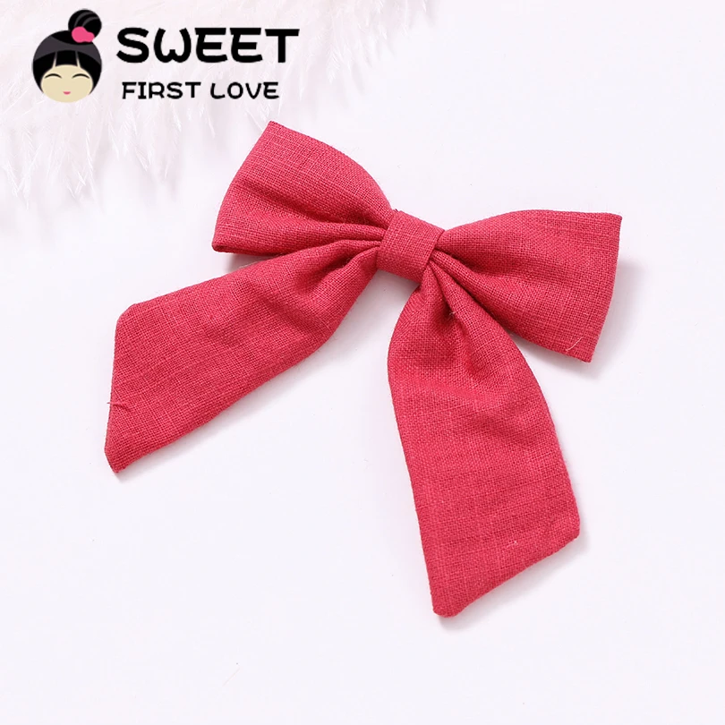 Ручная работа заколки для волос с бантом девочек оптовая продажа большим детей